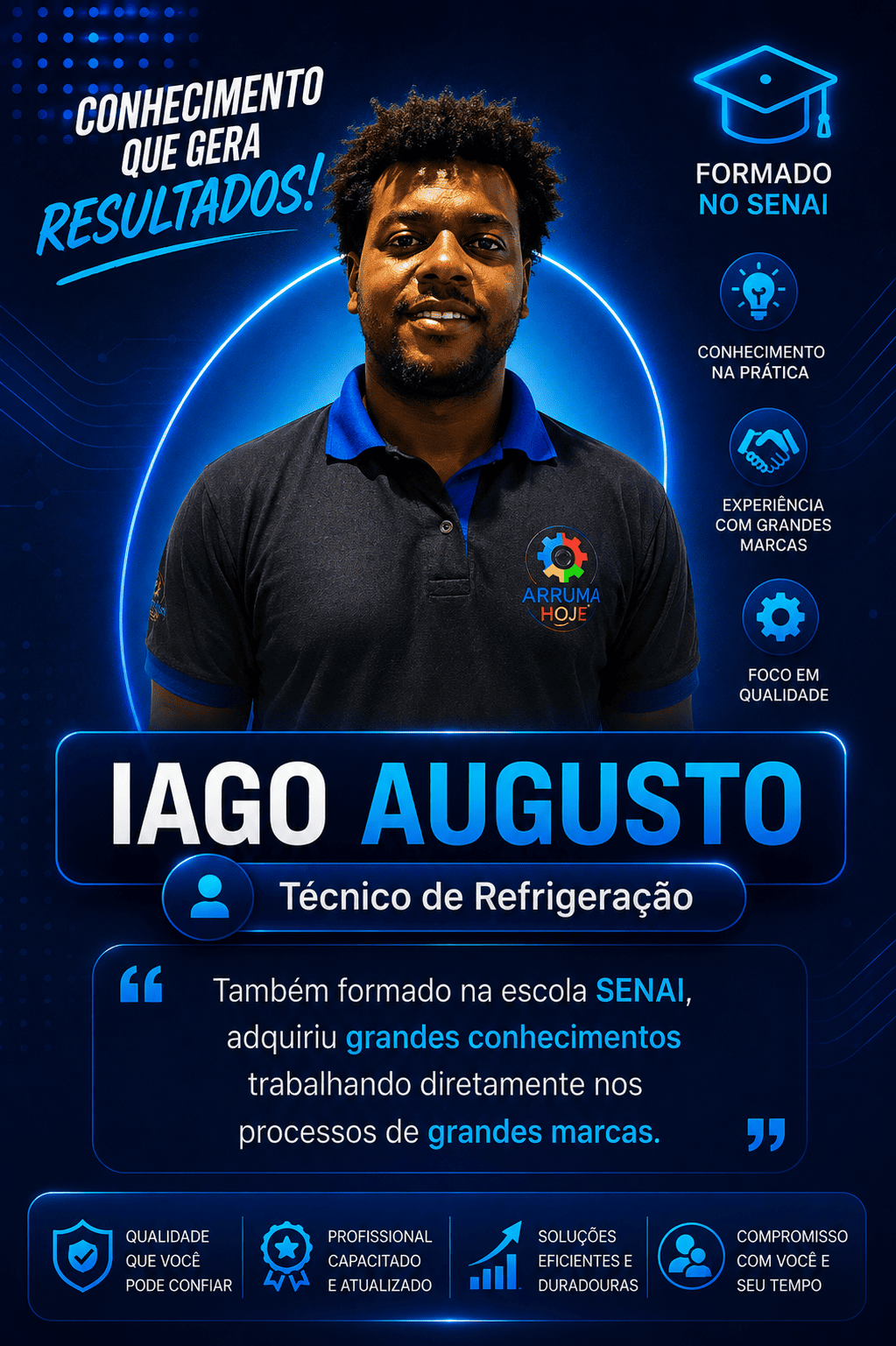 Técnico especialista Arruma Hoje